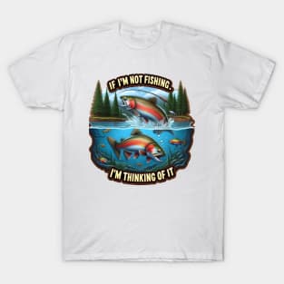 Rainbow Trout A Vibrant Fish Leaps From the Water T-Shirt